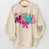 Nothing Shines Brighter Than A Grandmother’s Love - Family Personalized Custom Unisex Sweatshirt With Design On Sleeve - Christmas Gift For Mom, Grandma