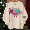 Nothing Shines Brighter Than A Grandmother’s Love - Family Personalized Custom Unisex Sweatshirt With Design On Sleeve - Christmas Gift For Mom, Grandma