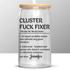 Happiness Is Having Great Coworkers - Coworker Personalized Custom Glass Cup, Iced Coffee Cup - Christmas Gift For Coworkers, Work Friends, Colleagues