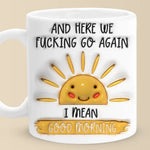 Funny Good Morning F-Bomb Gifts for Adults - Mugs