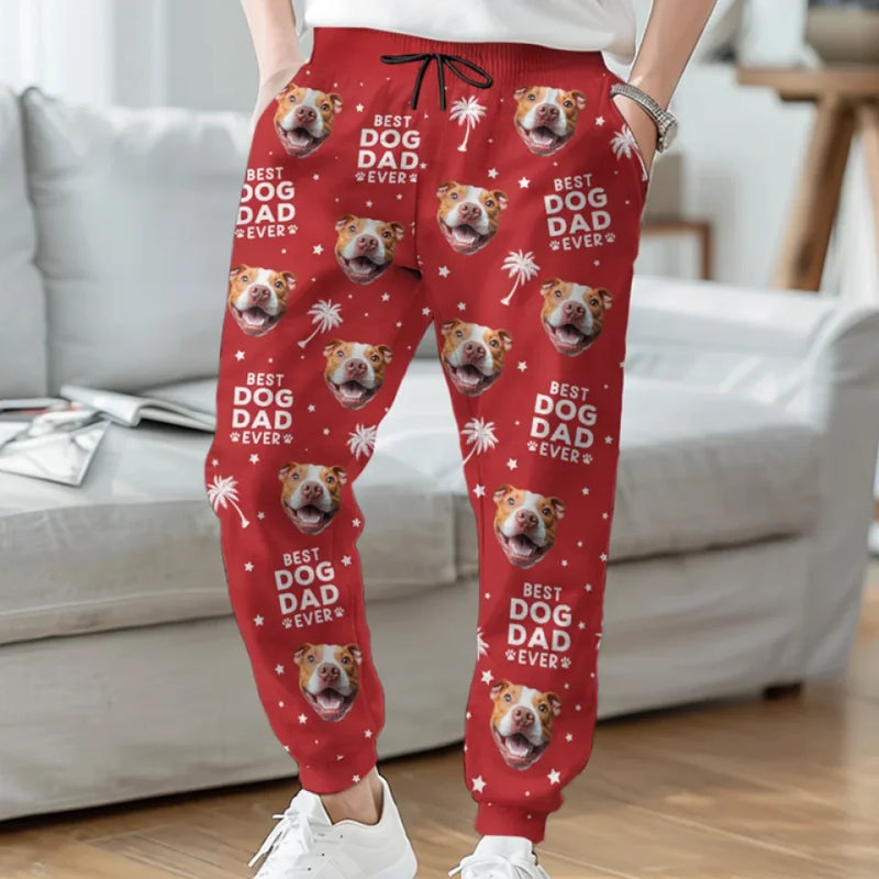 Custom Photo Warm Wishes And Wet Noses This Holiday Season - Dog & Cat Personalized Custom Unisex Sweatpants - Christmas Gift For Pet Owners, Pet Lovers