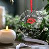 You Are Beautiful Like A Flower - Affirmation Personalized Custom Circle Glass Ornament - Christmas Gift For Yourself