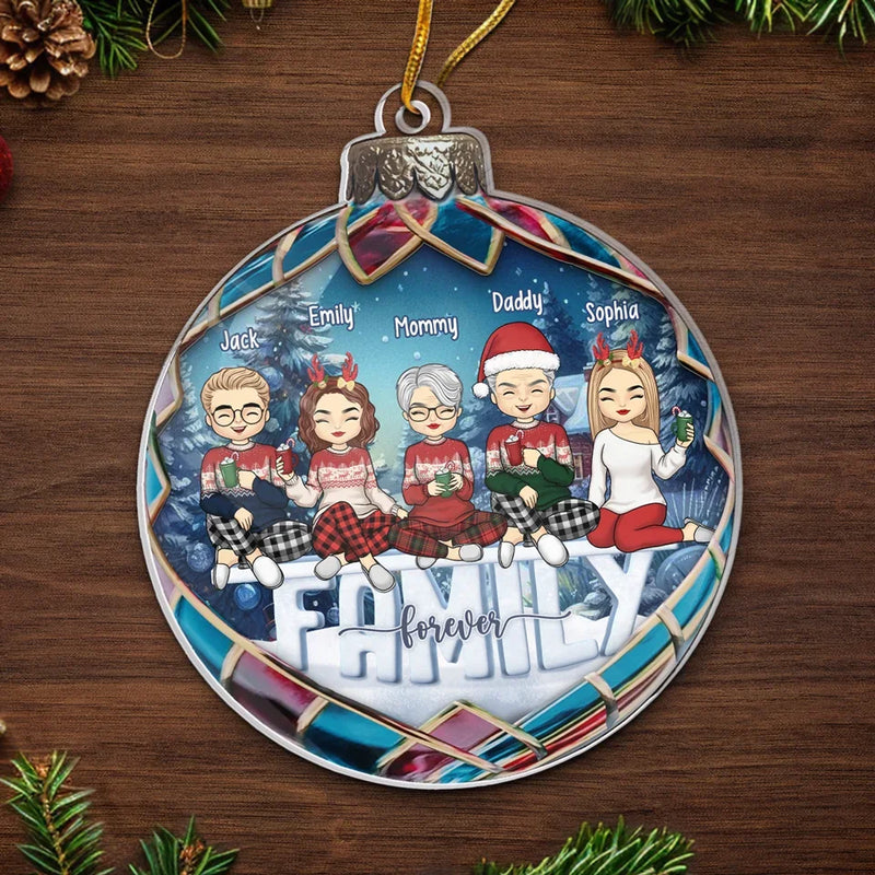 Together, We Have It All - Family Personalized Custom Ornament - Acrylic Custom Shaped - Christmas Gift For Family Members