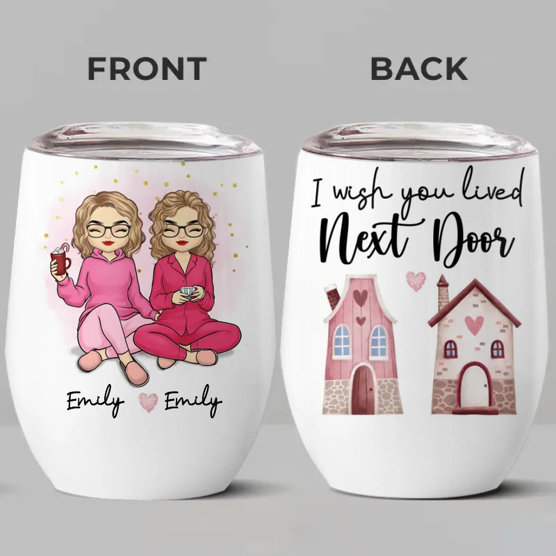 Some Friendships Are Timeless - Bestie Personalized Custom Wine Tumbler - Christmas Gift For Best Friends, BFF, Sisters