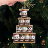 Christmas Adds To The Warmth Of Family Love - Family Personalized Custom Ornament - Acrylic Custom Shaped - Christmas Gift For Family Members