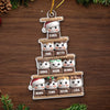 Christmas Adds To The Warmth Of Family Love - Family Personalized Custom Ornament - Acrylic Custom Shaped - Christmas Gift For Family Members