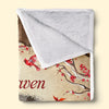 Custom Photo In Heaven’s Embrace, Forever At Peace - Memorial Personalized Custom Blanket - Sympathy Gift, Christmas Gift For Family Members