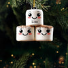 It's A Marshmallow World In The Winter - Family Personalized Custom Ornament - Acrylic Custom Shaped - Christmas Gift For Family Members