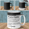 Professional Problem-Solving Ninja - Personalized Custom Color Changing Mug - Christmas Gift For Coworkers, Work Friends, Colleagues