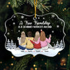 The Girls Always Better Together - Bestie Personalized Custom Ornament - Acrylic Benelux Shaped - Christmas Gift For Best Friends, BFF, Sisters