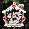 I Love My Family's Christmas Celebrations - Family Personalized Custom Ornament - Acrylic Custom Shaped - Christmas Gift For Family Members