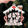 I Love My Family's Christmas Celebrations - Family Personalized Custom Ornament - Acrylic Custom Shaped - Christmas Gift For Family Members