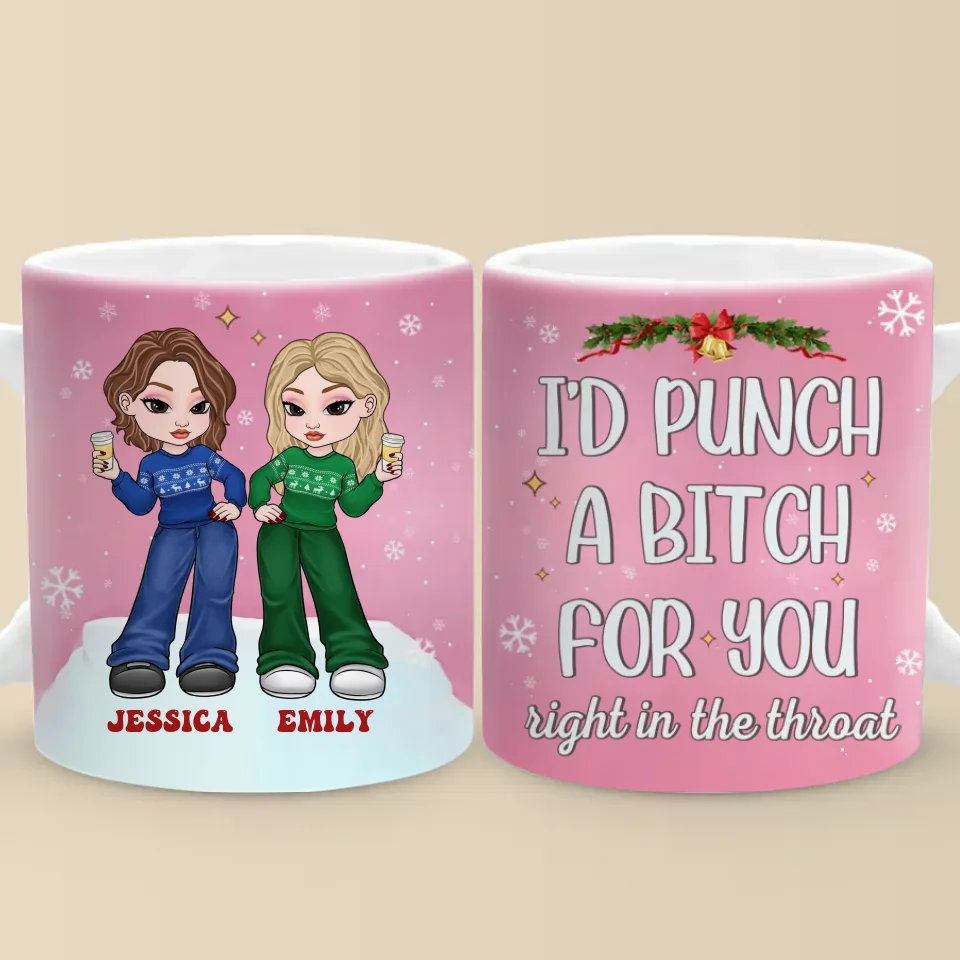 Friendship On Another Level - Bestie Personalized Custom Mug - Gift For Best Friends, BFF, Sisters
