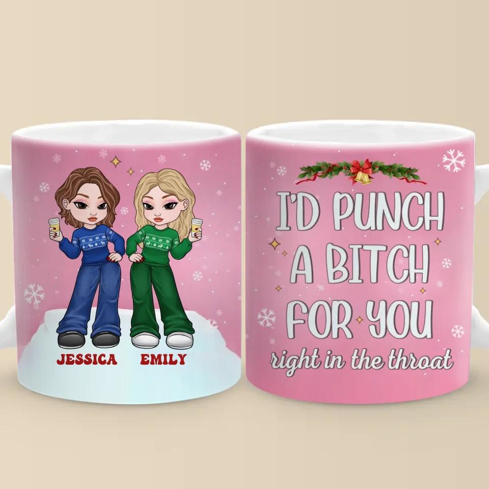 Friendship On Another Level - Bestie Personalized Custom Mug - Gift For Best Friends, BFF, Sisters