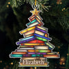 Books Are My Escape From Reality - Personalized Custom Ornament - Acrylic Custom Shaped - Christmas Gift For Book Lovers, Book Club
