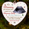 Custom Photo Love, Kisses And Kicks - Family Personalized Custom Ornament - Wood Custom Shaped - Christmas Gift For Baby Kids, Newborn Baby, First Christmas