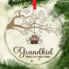 Every House Needs A Nana In It - Family Personalized Custom Circle Glass Ornament - Christmas Gift For Grandma