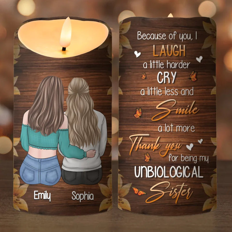No Friendship Is An Accident - Bestie Personalized Custom LED Candle - Christmas Gift For Best Friends, BFF, Sisters