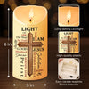 I Am The Son Of The King And A Warrior Of God, Walking In His Light - Family Personalized Custom LED Candle - Christmas Gift For Yourself, Best Friends, Sisters, Family Members