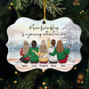Friendship Is The Greatest Treasure Of All - Bestie Personalized Custom Ornament - Acrylic Benelux Shaped - Christmas Gift For Best Friends, BFF, Sisters
