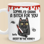 Some Words Hit Harder Than A Kidney Punch - Friend Personalized Custom 3D Inflated Effect Printed Mug - Christmas Gift For Best Friends, Sisters, Family Members, Coworkers