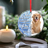 Custom Photo You Would Have Lived Forever - Memorial Personalized Custom Circle Glass Ornament - Sympathy Gift, Christmas Gift For Pet Owners, Pet Lovers