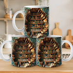 Books Are A Uniquely Portable Magic - Personalized Custom Mug - Christmas Gift For Book Lovers