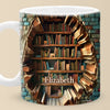 Books Are A Uniquely Portable Magic - Personalized Custom Mug - Christmas Gift For Book Lovers