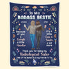 Life Is Made Of Moments, But True Friends Make Those Moments Unforgettable - Bestie Personalized Custom Blanket - Gift For Best Friends, BFF, Sisters
