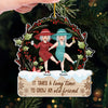 All Is Calm, All Is Bright - Bestie Personalized Custom Ornament - Acrylic Custom Shaped - Christmas Gift For Best Friends, BFF, Sisters