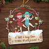 All Is Calm, All Is Bright - Bestie Personalized Custom Ornament - Acrylic Custom Shaped - Christmas Gift For Best Friends, BFF, Sisters
