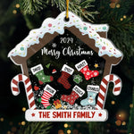 Custom Name Christmas Family Gifts - Personalized Ornament