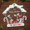 Family Is The Anchor In Life’s Storms - Family Personalized Custom Ornament - Acrylic Custom Shaped - Christmas Gift For Family Members
