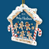 Gingerbread House Decorating Crew - Family Personalized Custom Ornament - Acrylic Custom Shaped - Christmas Gift For Family Members