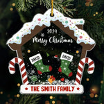 Custom Name Christmas Family Gifts - Personalized Ornament