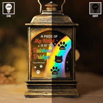 Custom Rainbow Bridge Pet Memorial Gifts - Personalized Wind Lamp