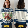 From Home To Home - Family Personalized Custom Ugly Sweatshirt - Unisex Wool Jumper - Christmas Gift For Family Members