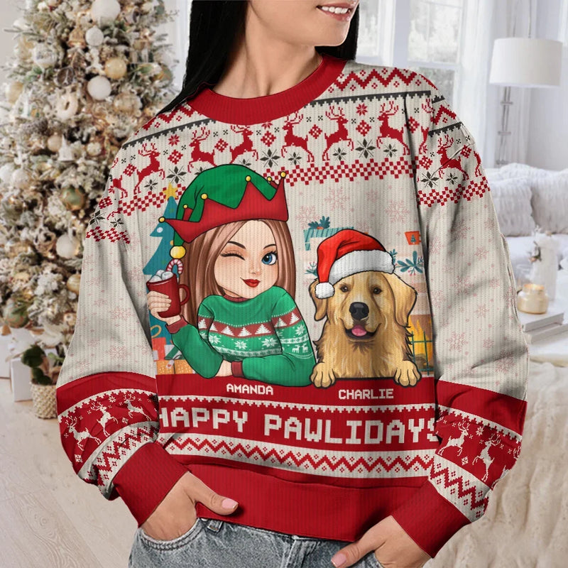 Pets Are Bundles Of Love Wrapped In Fur - Dog & Cat Personalized Custom Ugly Sweatshirt - Unisex Wool Jumper - Christmas Gift For Pet Owners, Pet Lovers