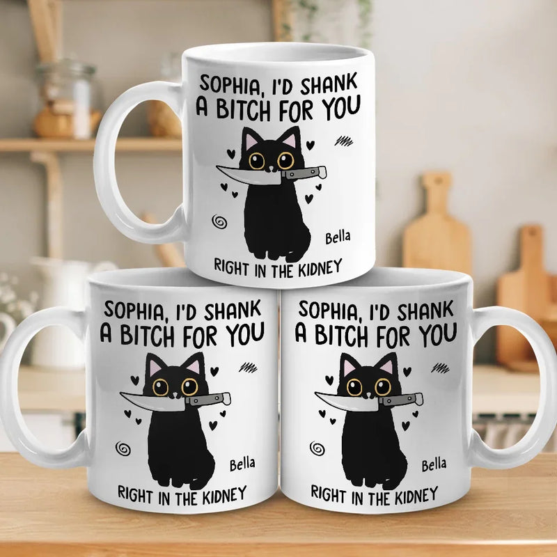 Anyone Who Hurts You Is Gonna Feel My Wrath - Friend Personalized Custom Mug - Christmas Gift For Best Friends, Sisters, Family Members, Coworkers
