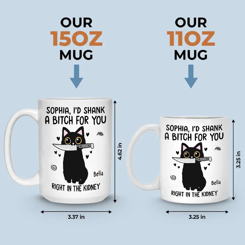 Anyone Who Hurts You Is Gonna Feel My Wrath - Friend Personalized Custom Mug - Christmas Gift For Best Friends, Sisters, Family Members, Coworkers