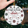 I Love You Snow Much - Bestie Personalized Custom 3D Inflated Effect Printed Ornament - Ceramic Round Shaped - Christmas Gift For Best Friends, BFF, Sisters