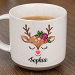Love The Giver More Than The Gift - Family Personalized Custom Printed Pottery Mug - Christmas Gift For Family Members