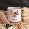 Love The Giver More Than The Gift - Family Personalized Custom Printed Pottery Mug - Christmas Gift For Family Members
