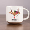 Love The Giver More Than The Gift - Family Personalized Custom Printed Pottery Mug - Christmas Gift For Family Members
