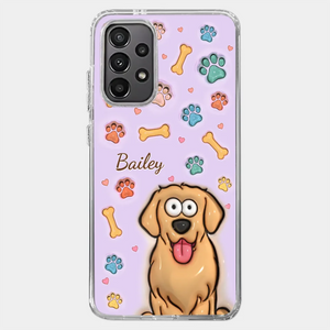 Furry Friends Make Life Brighter - Dog & Cat Personalized Custom 3D Inflated Effect Printed Clear Phone Case - Gift For Pet Owners, Pet Lovers