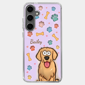 Furry Friends Make Life Brighter - Dog & Cat Personalized Custom 3D Inflated Effect Printed Clear Phone Case - Gift For Pet Owners, Pet Lovers