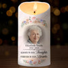 Custom Photo You Brought Joy To All Who Knew You - Memorial Personalized Custom LED Candle - New Arrival, Sympathy Gift, Christmas Gift For Family Members AMZ