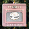 Awaiting Our Little Bundle Of Joy This Christmas - Family Personalized Custom Ornament - Acrylic Custom Shaped - Christmas Gift For Baby Kids, Newborn Baby