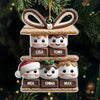 Christmas Is Best With Those You Love - Family Personalized Custom Ornament - Acrylic Custom Shaped - Christmas Gift For Family Members