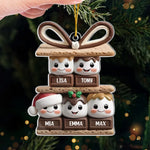 Christmas Is Best With Those You Love - Family Personalized Custom Ornament - Acrylic Custom Shaped - Christmas Gift For Family Members
